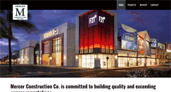 Desktop Screenshot of mercerconstruction.com